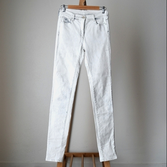 MM6 Maison Martin Margiela Acid Wash Skinny Jeans Size 26 - Picture 3 of 4